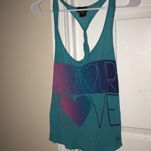 Cross back rue 21 tank top